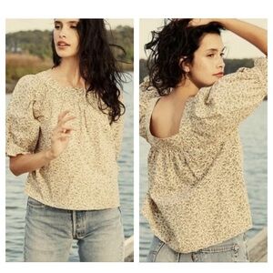 Doen Leon Top in Summer Nectar Floral Medium Cotton 2019